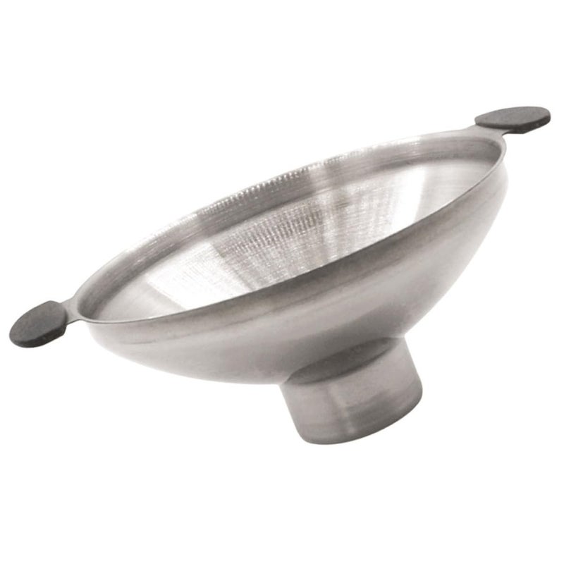 Stainless Steel Wide Mouth Funnel With Dual Handles For Essential Oils Cooking Oil Transfer - Image 1